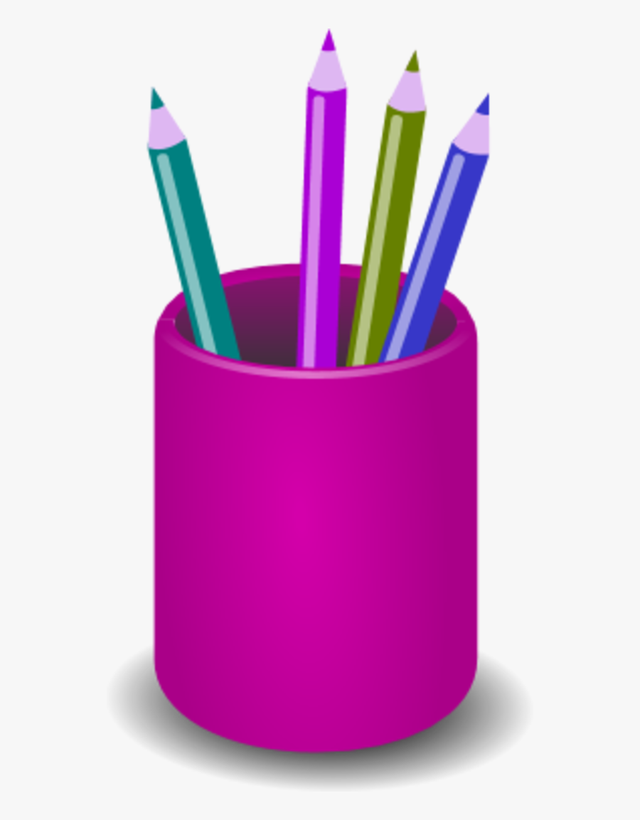 Vector Clip Art - Transparent Background Pencil Holder Png, Transparent Clipart