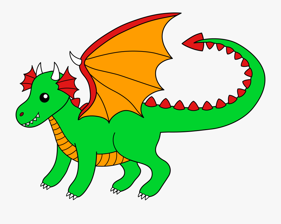 Dragon Clipart Storybook Character, Transparent Clipart