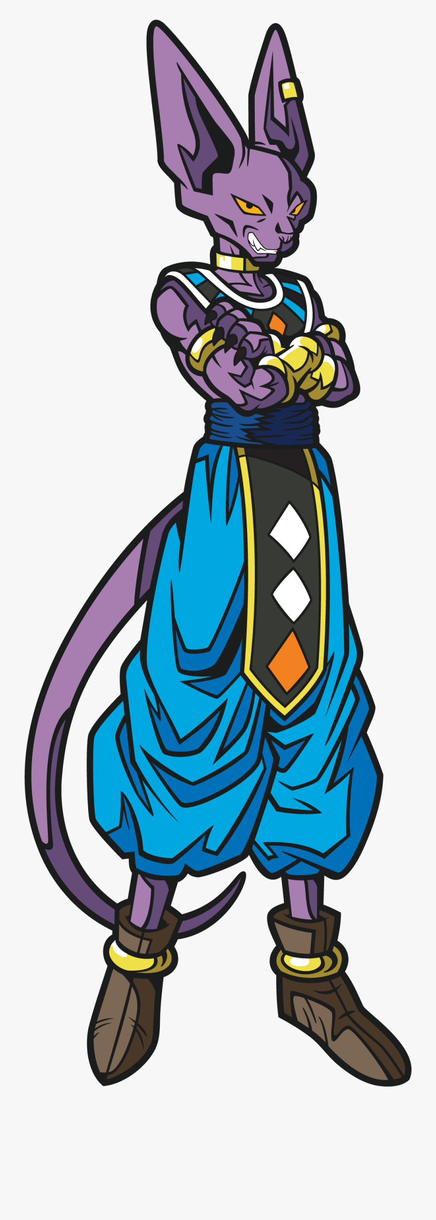 Dragon Ball Super Clipart With A Transparent Background - Beerus From Dragon Ball Super, Transparent Clipart