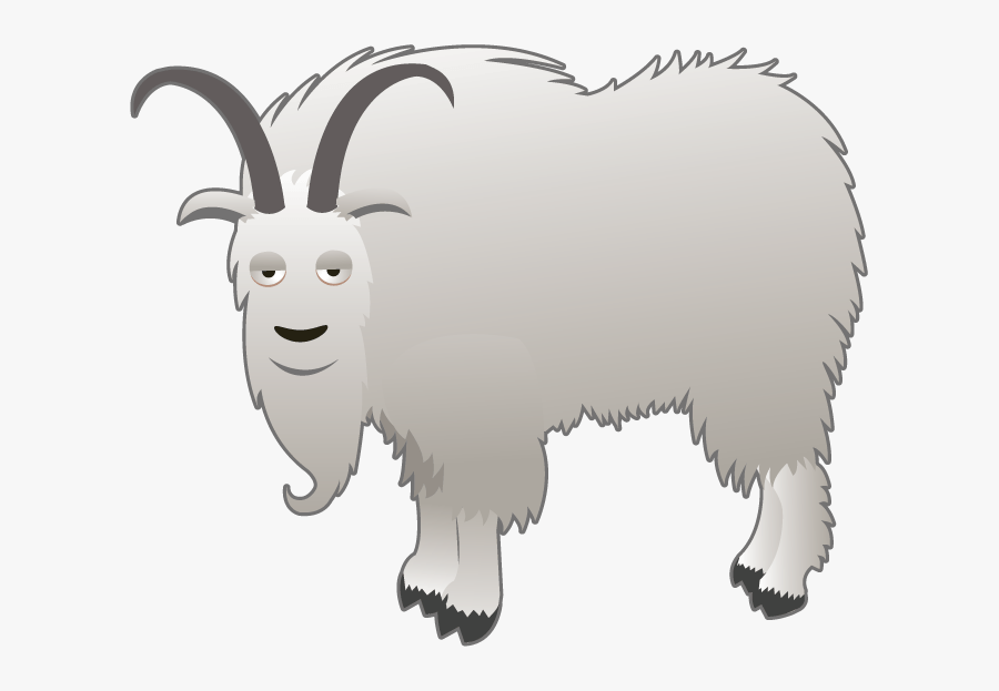 Funny Goat Clipart - Drawing, Transparent Clipart