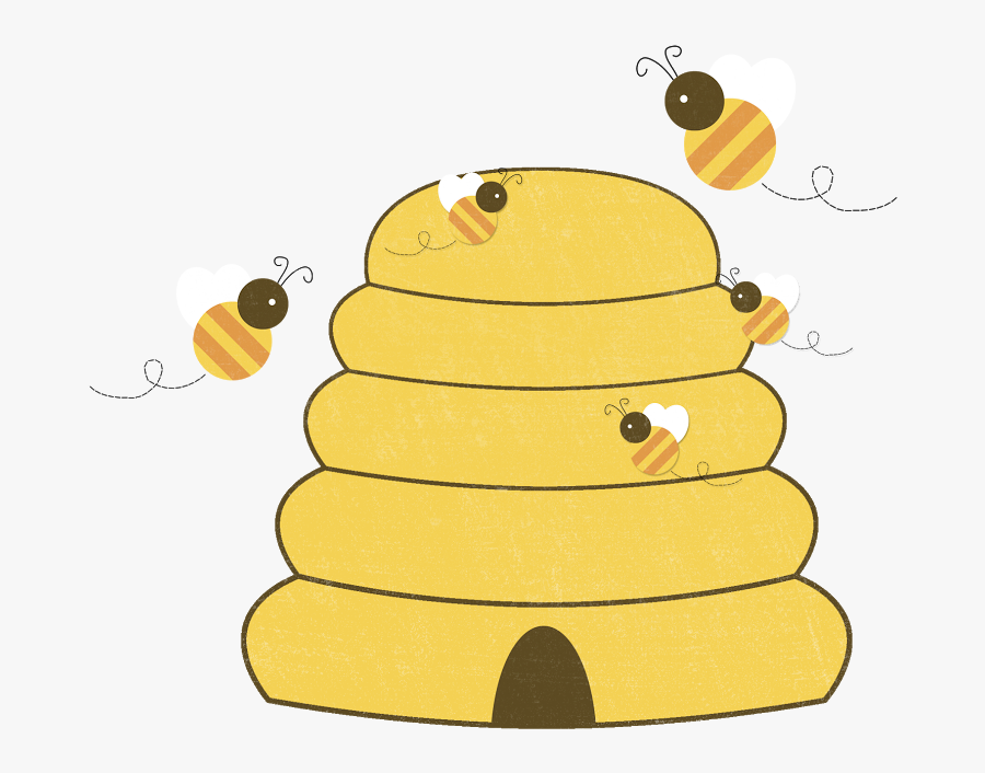 Bee Hive Clipart Pinterest - Colmena De Abeja Png, Transparent Clipart