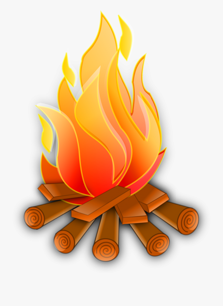 Campfire Vector Png Transparent Image - Clip Art Of Fire, Transparent Clipart