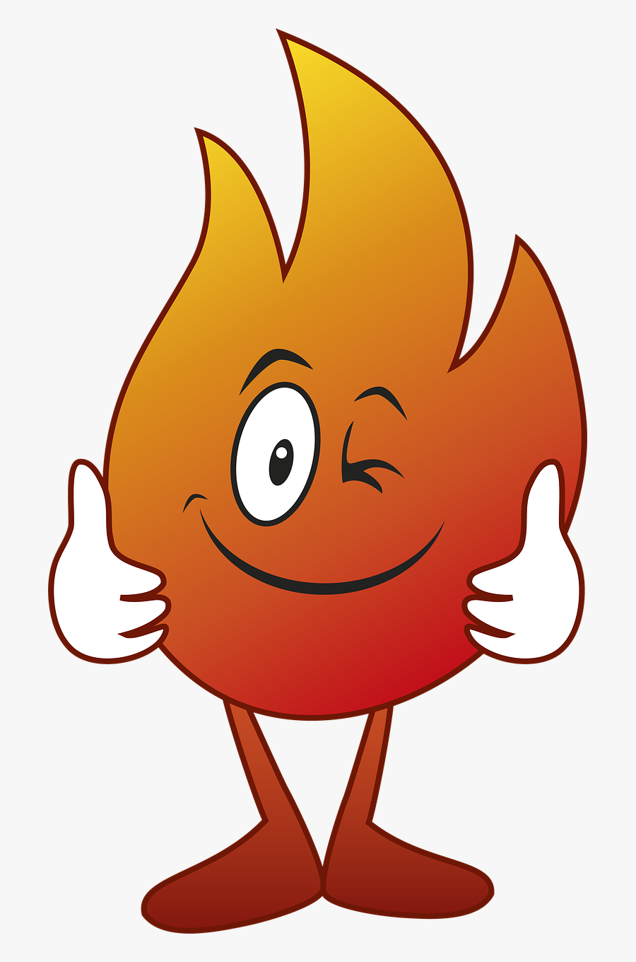 Caricature, Drawing, Fire, Flames, Campfire - Drawing Fire Cartoon, Transparent Clipart