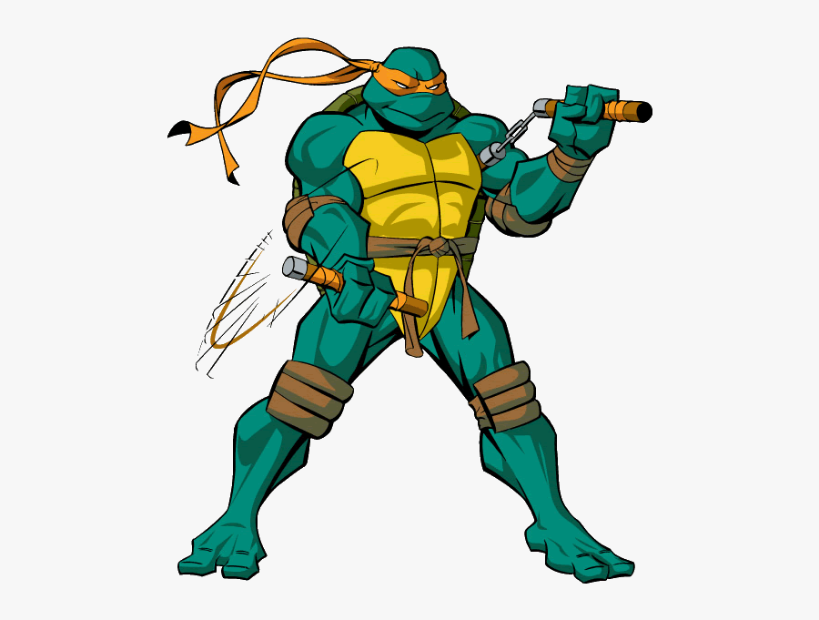 Michelangelo Ninja Turtle Weapon Clipart , Png Download - Michelangelo Ninja Turtle Weapon, Transparent Clipart