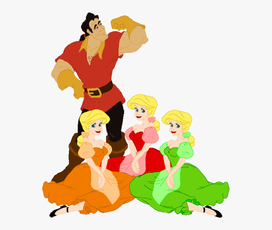 Disney Clipart For Girls - Beauty And The Beast Gaston Png, Transparent Clipart
