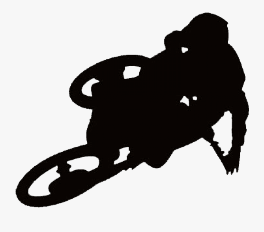 Free Png Download Silhouette Of Dirt Bike Png Images - Motox, Transparent Clipart