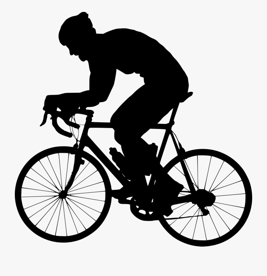 Dirt Bike Silhouette Png Transparent Background - Riding Bike Silhouette Png, Transparent Clipart