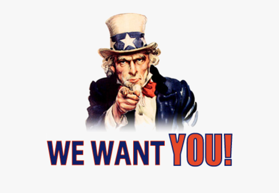 We Want You, Transparent Clipart