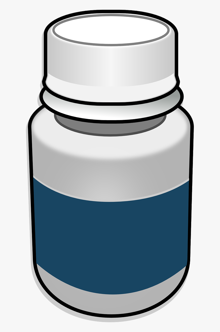 Drug Cliparts - Clip Art Pill Bottle Transparent, Transparent Clipart