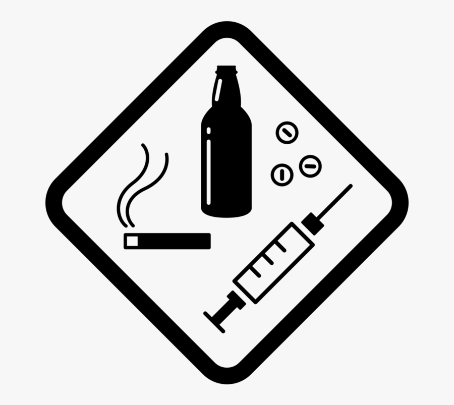 Effects Of Drug Abuse - Drug And Alcohol Icon, Transparent Clipart