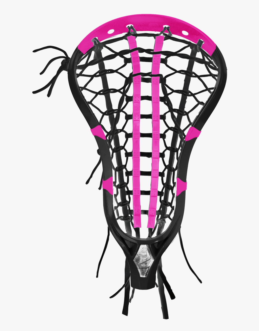 Brine Limited Edition Amonte 2 Heads And Rockpop Handle - Black And Pink Lacrosse Sticks, Transparent Clipart