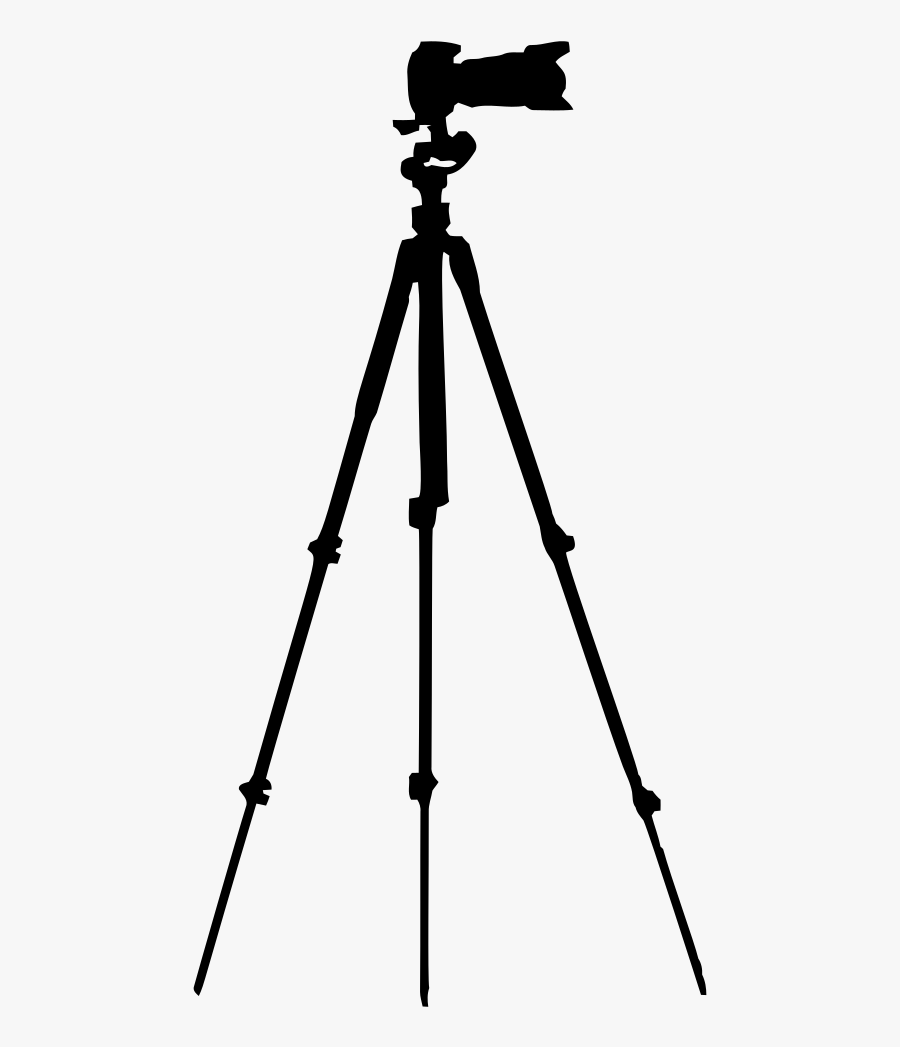 Onlinelabels Clip Art - Camera On Tripod Png, Transparent Clipart