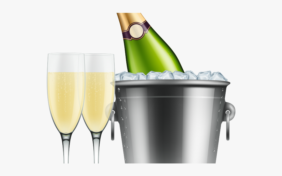 Bottle Of Champagne Png, Transparent Clipart