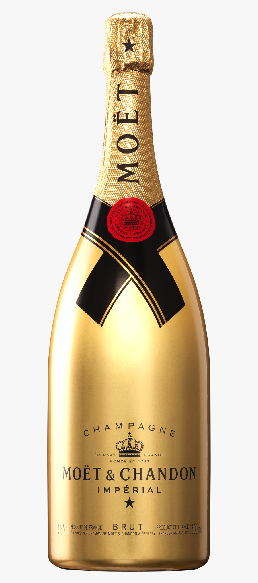 Champagne Png - Moet Champagne Bottle Png, Transparent Clipart