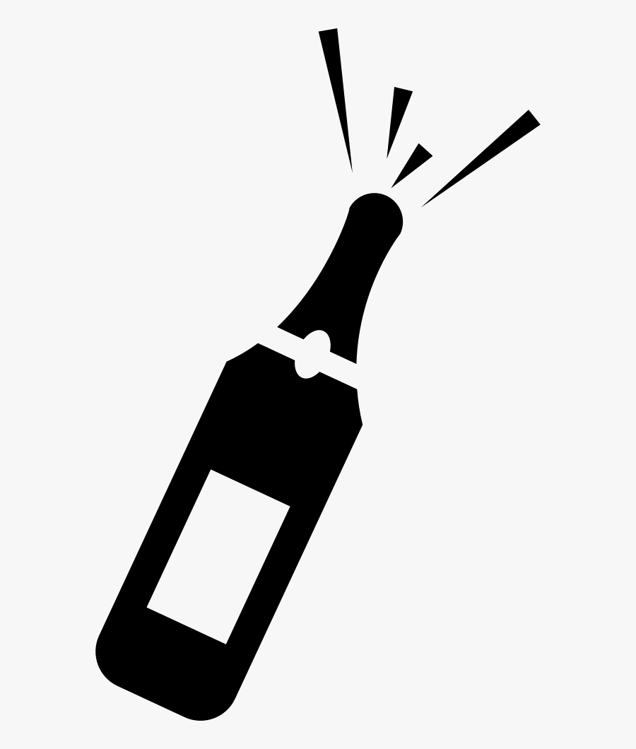 Champagne Bottle Png - Champagne Bottle Icon Transparent Background, Transparent Clipart