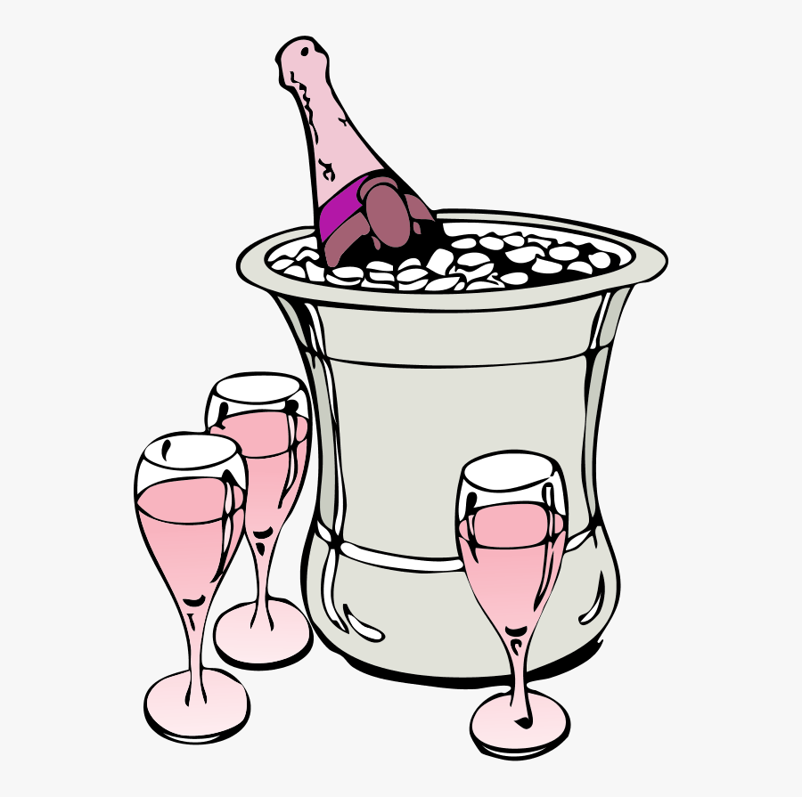 Champagne On Ice - Champagne Clip Art, Transparent Clipart