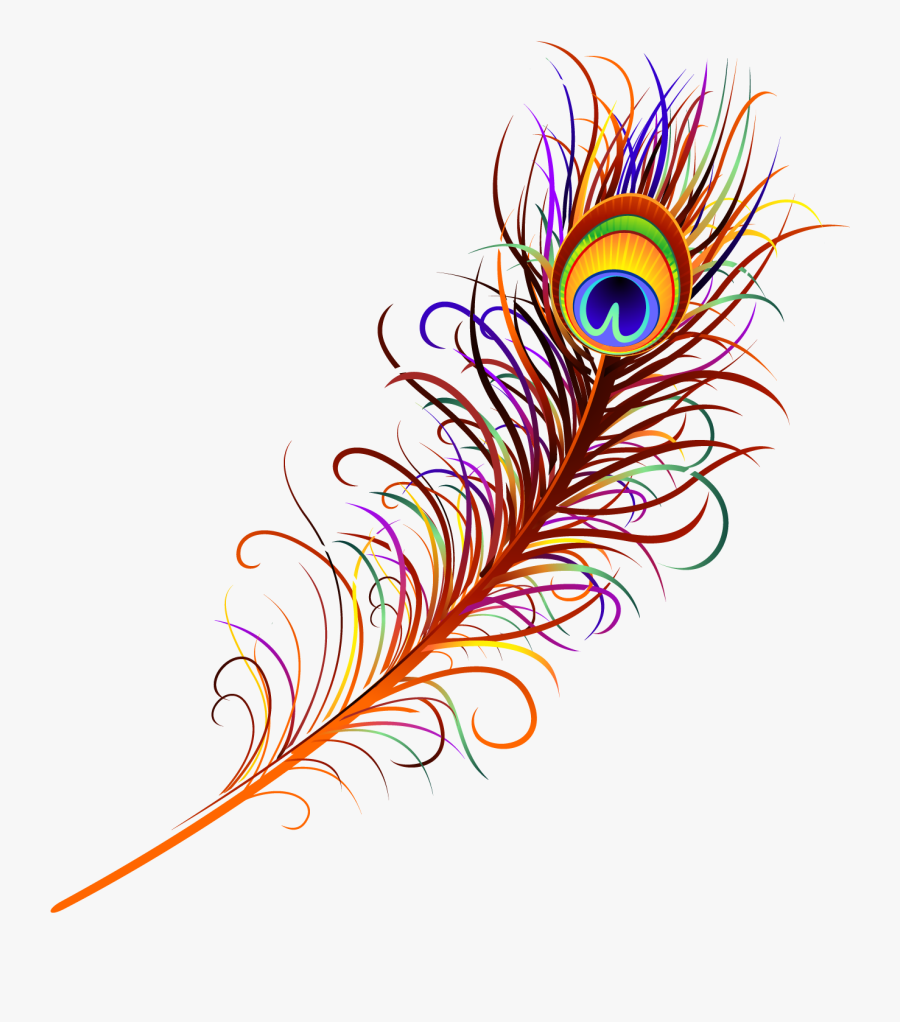 Peacock Feather Free Png Image - Transparent Background Peacock Feather Png, Transparent Clipart