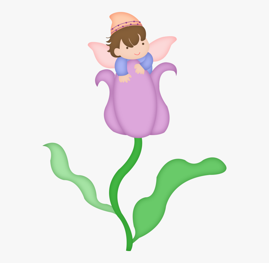 Fairy Land, Fairies, Clip Art, Prince, Faeries, Gnomes, - Fairy Tales Flower Cartoon, Transparent Clipart