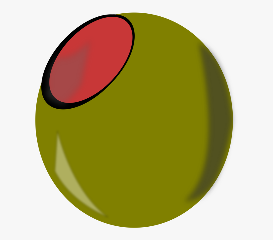 Sphere,fruit,green - Drawing Of An Olive, Transparent Clipart