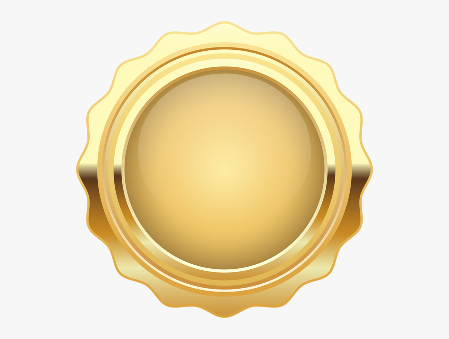 Badge Png Clip Art - Badge Gold Png, Transparent Clipart