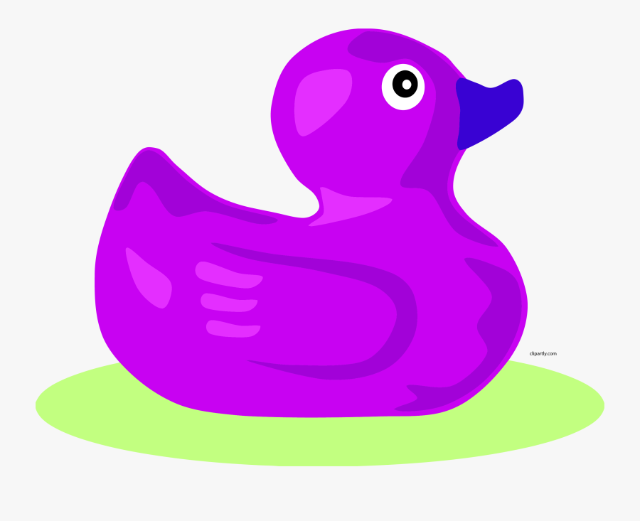Large Rubber Duck In Water Clipart Png - Purple Duck Clipart, Transparent Clipart