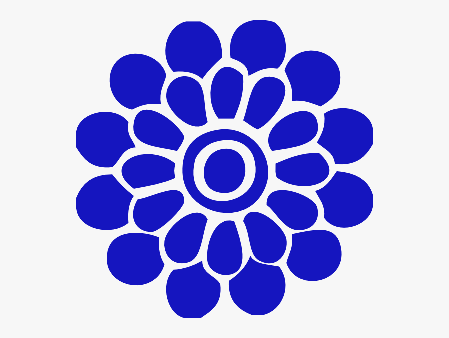 Peony Clip Art - Blue Flower Icon Transparent, Transparent Clipart