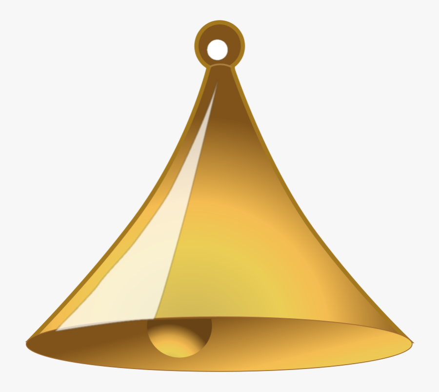 Angle,bell,ceiling Fixture - Png Transparent Temple Bell Gif, Transparent Clipart