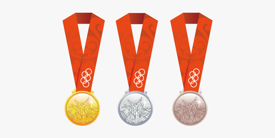 Clip Art Gold Medal Bronze Clip - Olympic Gold Medal Cartoon, Transparent Clipart