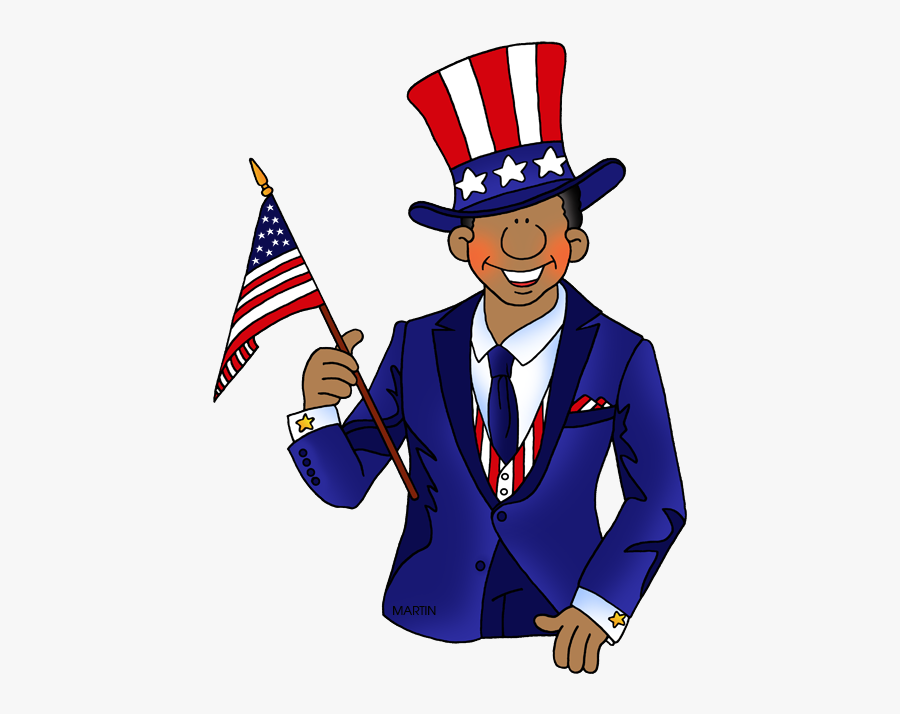 Fourth Of July Clip Art By Phillip Martin, Wave The - Cartoon, Transparent Clipart