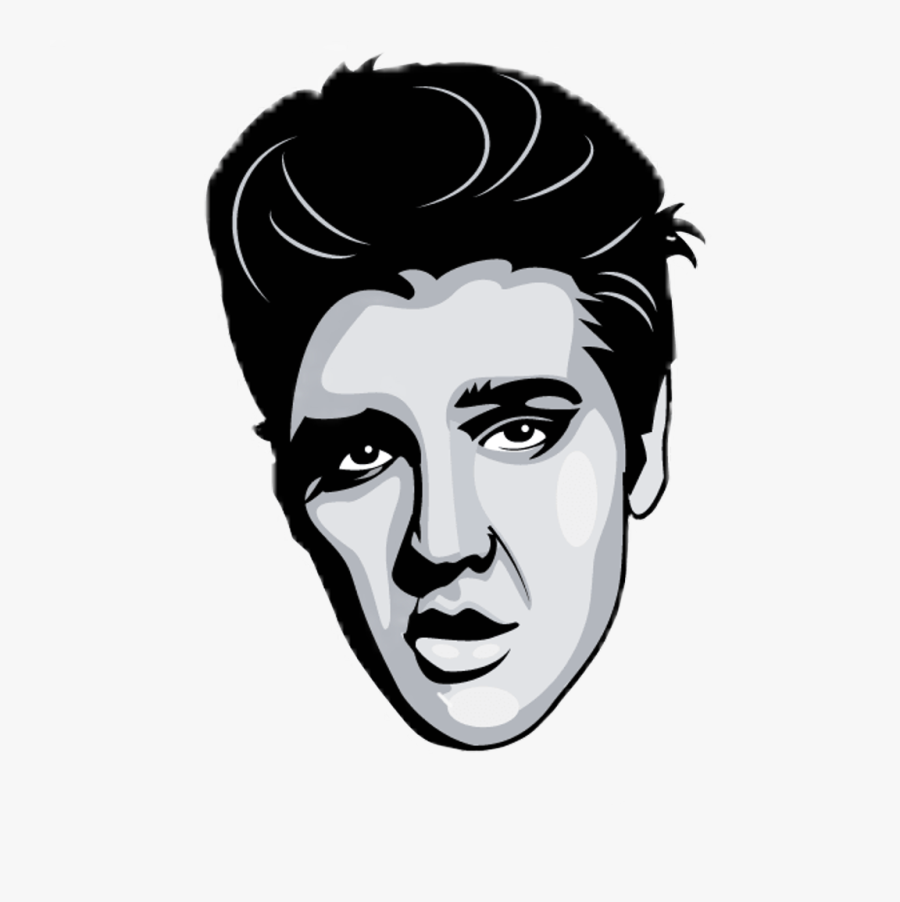 Elvis Presley Rocknroll Rockstar Rock Rock&roll Sticker - Elvis Presley Logo, Transparent Clipart