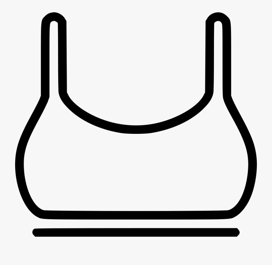 Sport Bra Undergarment Women - Sports Bra Icon Free, Transparent Clipart