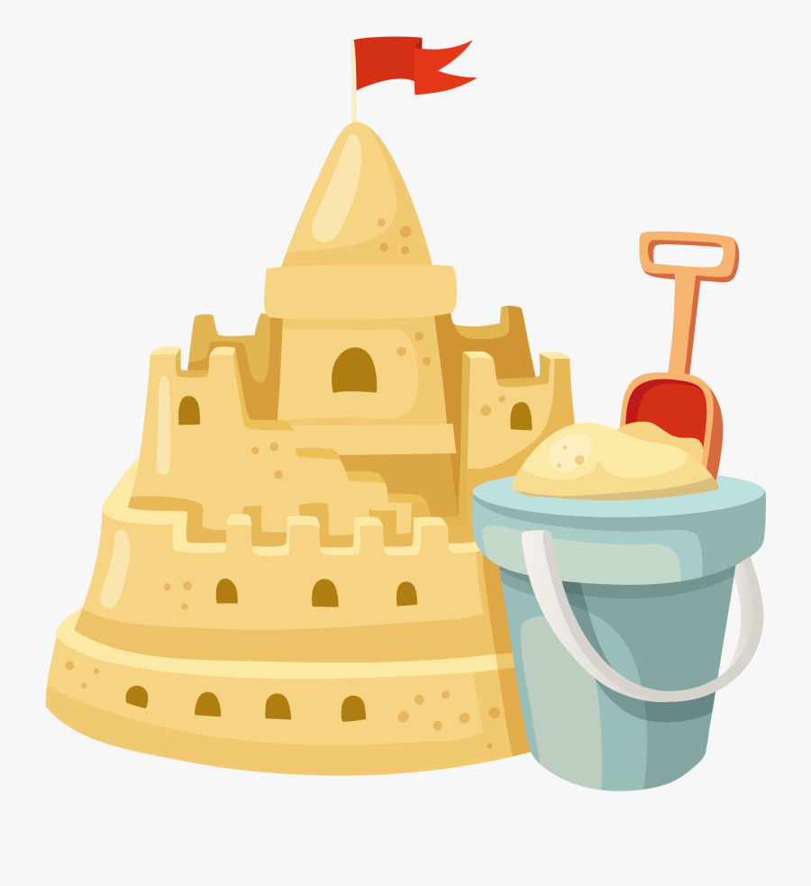 Sand Art And Play Clip Art - Clipart Sand Castle Png, Transparent Clipart