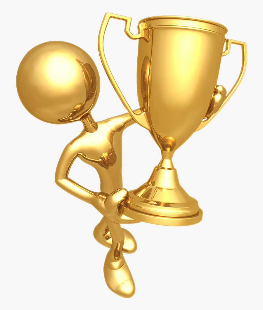 Trophy Golden Prize Cup Award Medal Clipart - Trophy Winner, Transparent Clipart