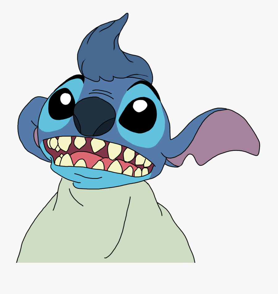 #stitch #liloandstitch #disney #cartoon #blue #alien - Disney Cartoon With Blue Monster, Transparent Clipart