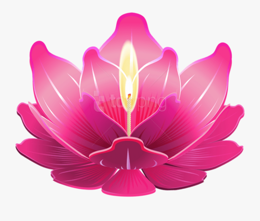 Lotus Clipart India - White Candle Gif Animated Transparent Background, Transparent Clipart