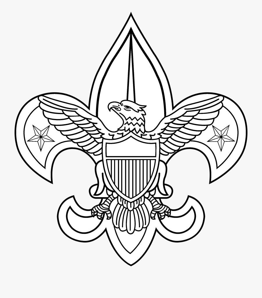 Boy Scouts 2 Logo Black And White - Boy Scout Of America Logo Vector, Transparent Clipart