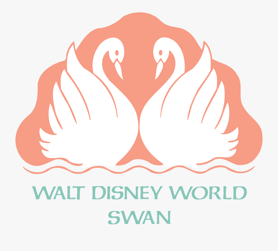 Swan Hotel Disney Logo, Transparent Clipart