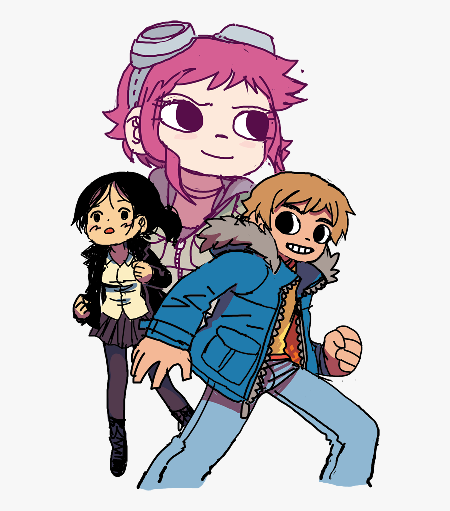 Previously Unpublished Scott Pilgrim Sketch, - Scott Pilgrim Vs The World Art, Transparent Clipart