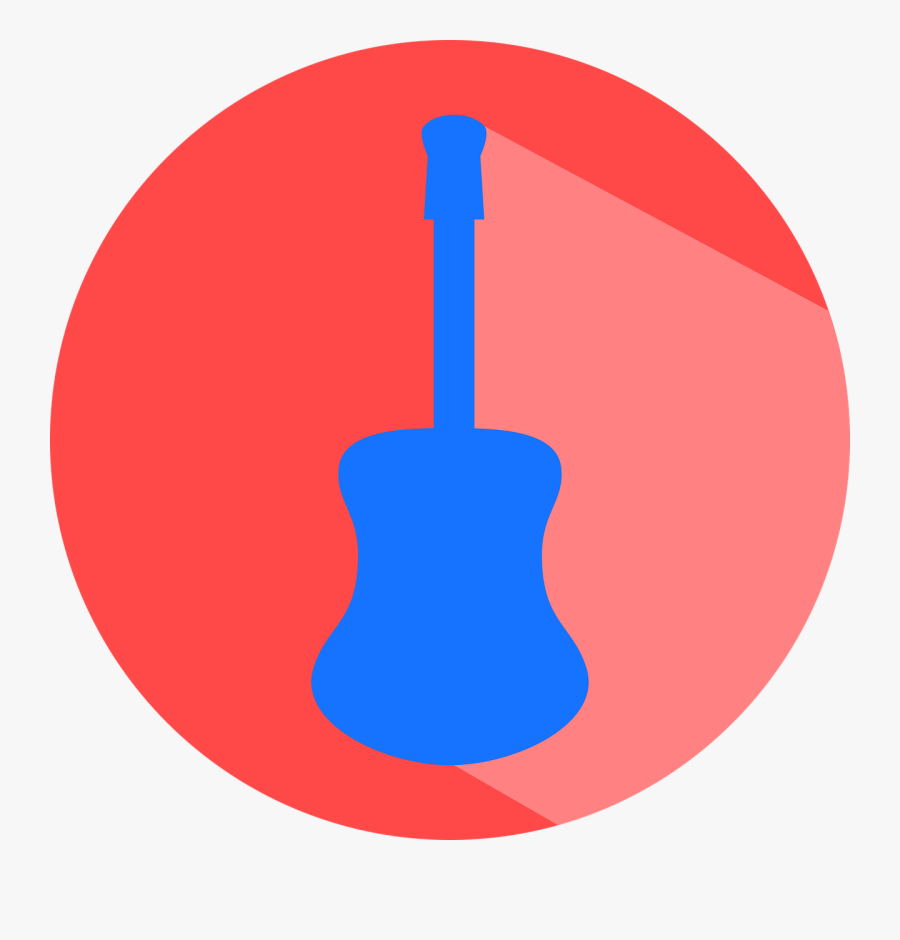 Guitar,música,guitar Icon,free Vector Graphics,free - Musica Icono Png, Transparent Clipart