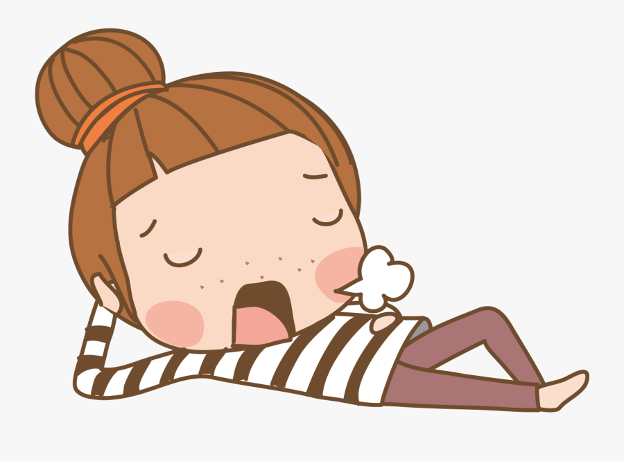 Going To Clipart Sleep - Menina Com Sono Desenho, Transparent Clipart