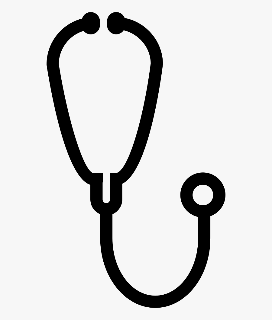 Medical Stethoscope - White Vector Stethoscope Png, Transparent Clipart