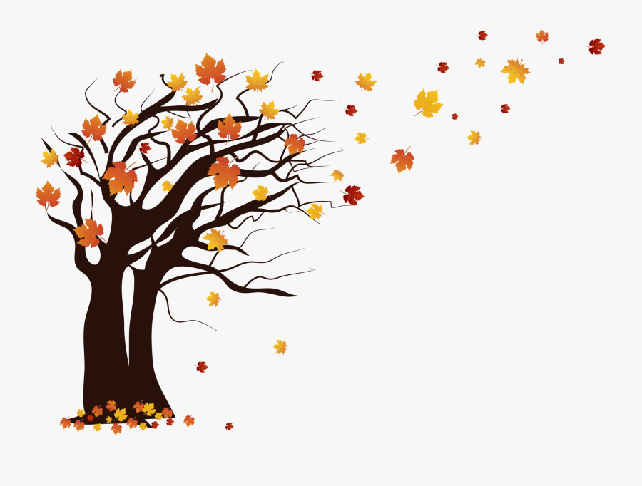 Autumn Trees, Transparent Clipart