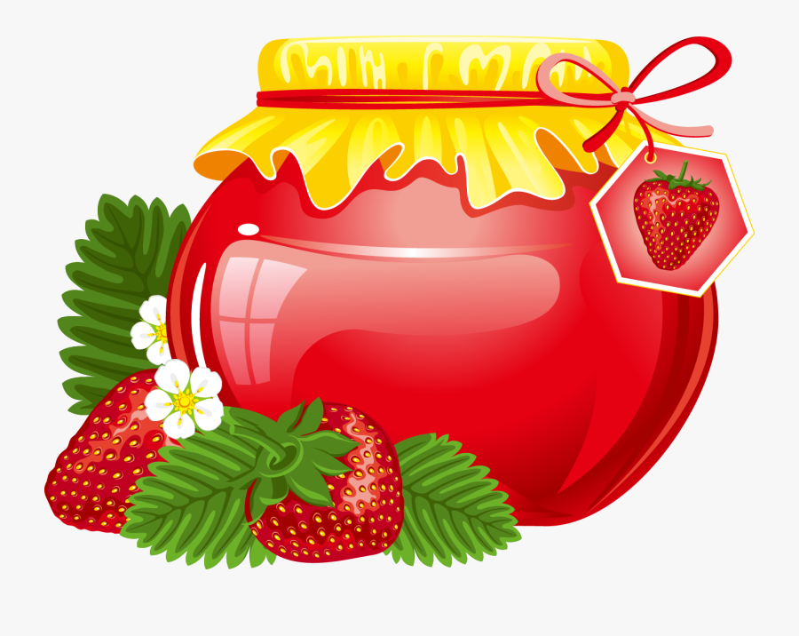 Marmalade Fruit Preserves Royalty-free Clip Art - Strawberry Jam Clipart Fun, Transparent Clipart