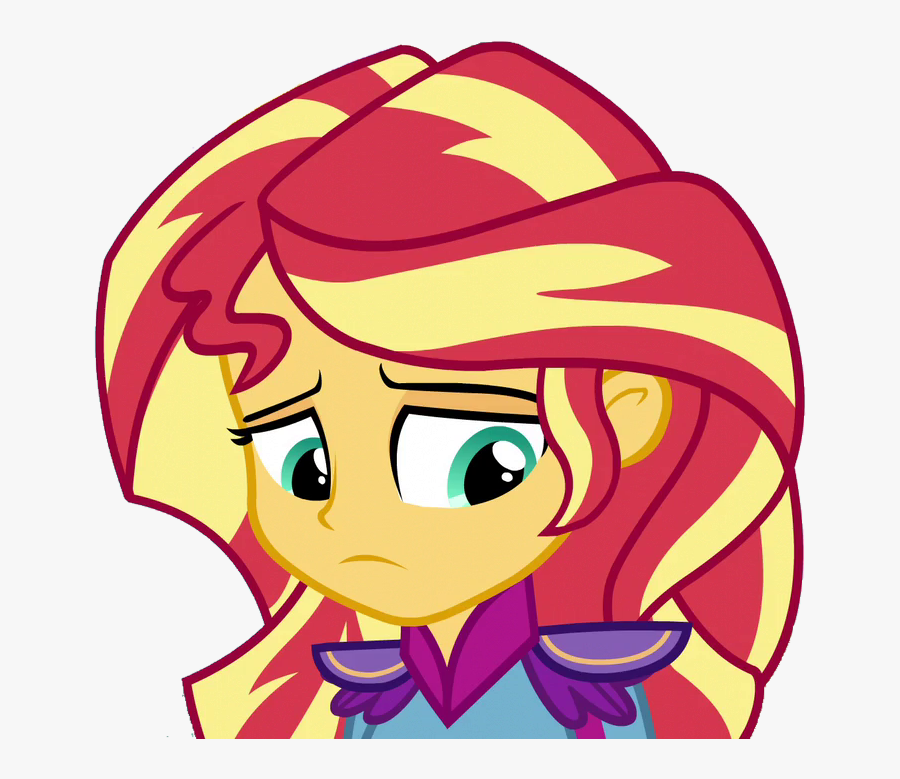 Equestria Girls, Friendship Games, Motorcross Outfit, - Mlp Eg Sunset Shimmer Sad, Transparent Clipart