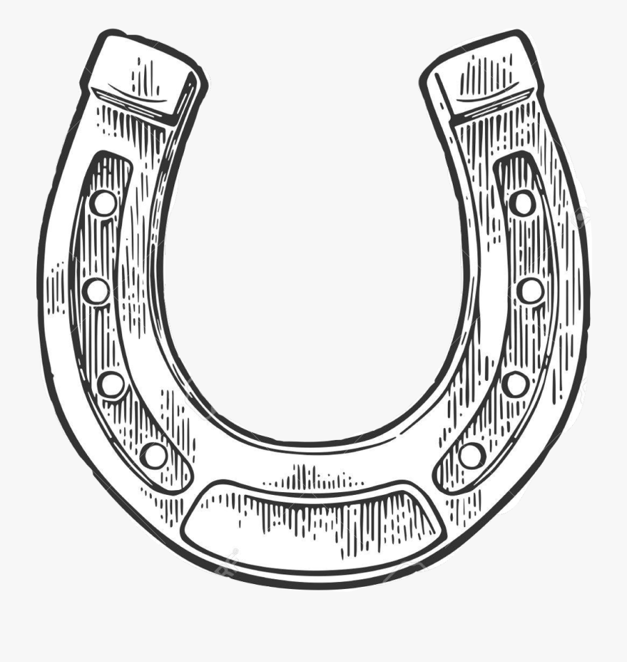 #horseshoe #freetoedit - Drawing Of A Horse Shoe, Transparent Clipart
