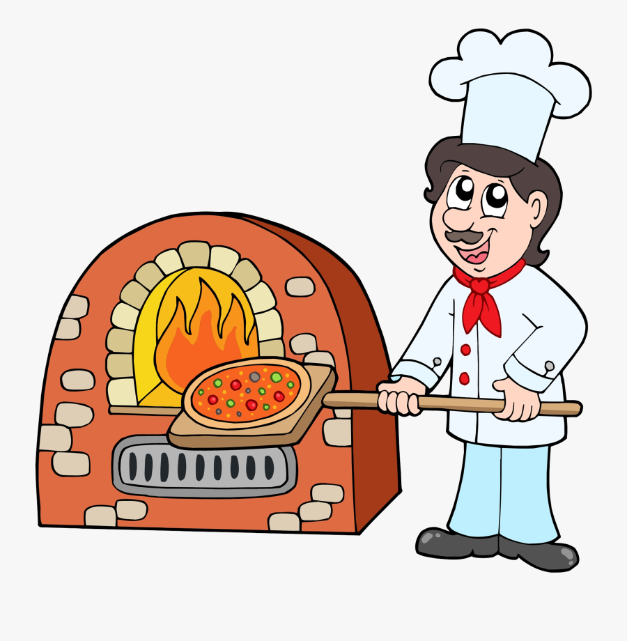 Transparent Baking Clipart Images - Pizza Oven Cartoon, Transparent Clipart