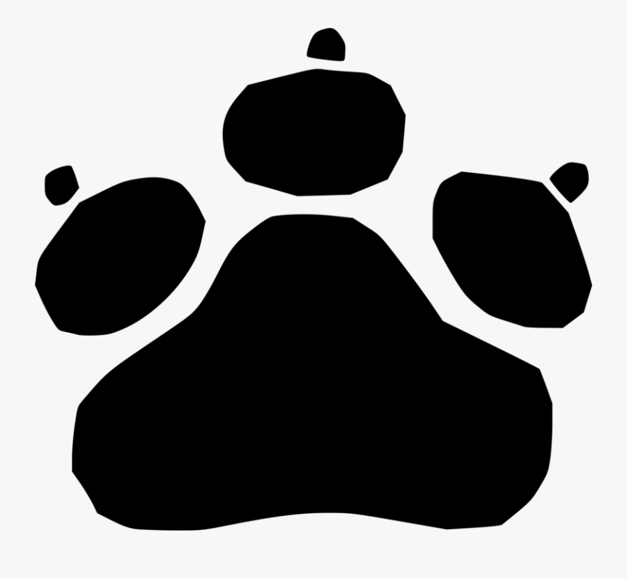 Transparent Cat Paw Print Clipart - Clip Art, Transparent Clipart