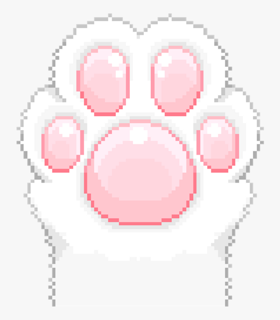 Transparent Cat Paw Png - Kawaii Cat Paw Transparent, Transparent Clipart