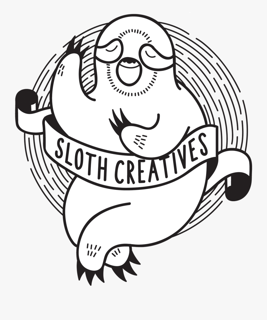 Sloth Drawing Line Art, Transparent Clipart