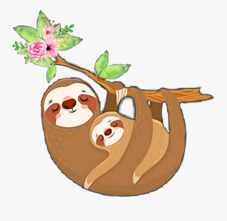 #sloth #sloths #slothlife #ftestickers - Illustration , Free ...